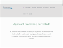 Tablet Screenshot of econscribi.com